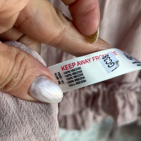 Free People Cassy Tunic Hushed Violet Fringe Mini Dress - Picture 11 of 12